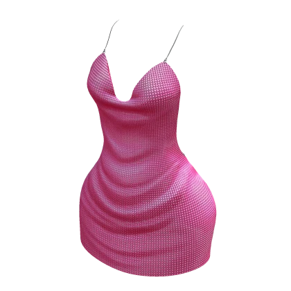 Pink Sparkle Party Dress