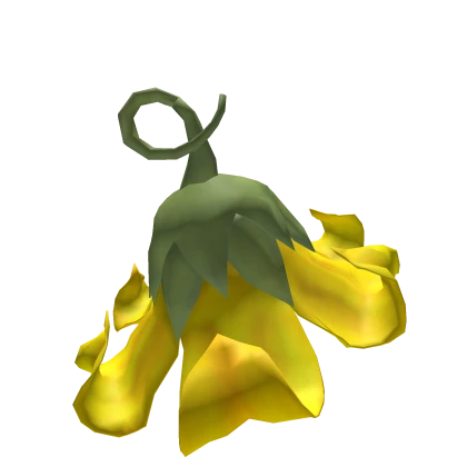 Yellow Bell flower Cottagecore Fairycore