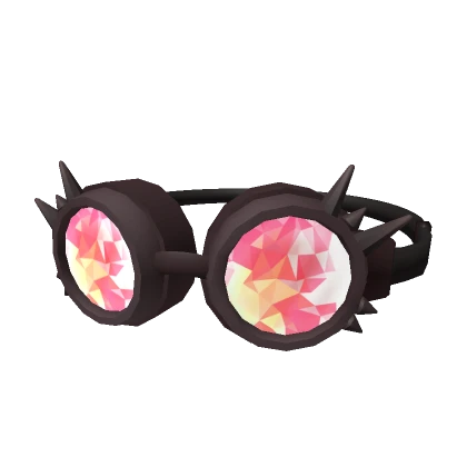 Red Kaleidoscope Goggles