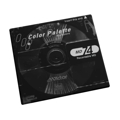 grunge black oldschool vintage cd in mouth yabujin