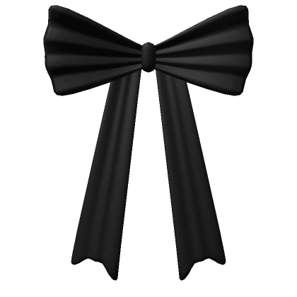 Big Black Waist Bow