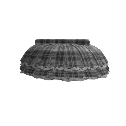Cottage cute igari gray plaid skirt 3.0