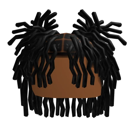 Black 2-Tied Rockstar Dreads