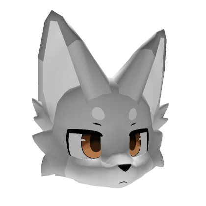 White Kemono Fox (Colored Eyes)