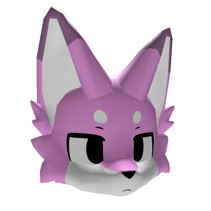 Pink Kemono Fox (Dark Eyes)