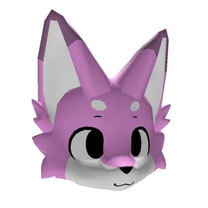 Pink Happy Kemono Fox (Raised Eyebrow)