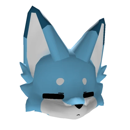 Light Blue Sleepy Kemono Fox 2