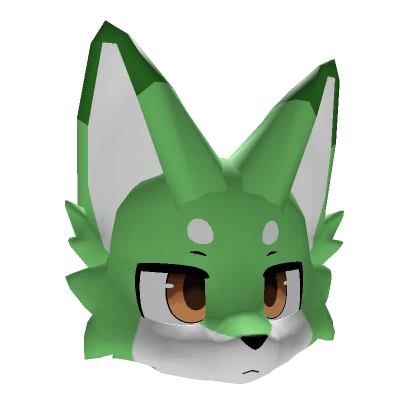 Green Kemono Fox (Colored Eyes)