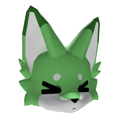 Green Flustered Kemono Fox