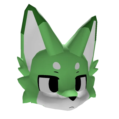 Green Kemono Fox (Dark Eyes)