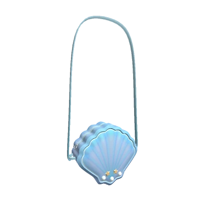 Blue Mermaid Princess Purse