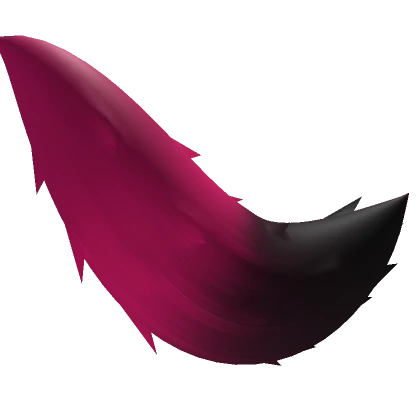 Black/Pink Fox Tail