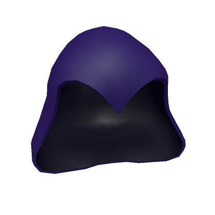 Dark Purple Crooked Hood