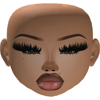 Student baddie latina girl mesh makeup wear lashes