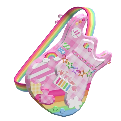 [3.0] Decora rainbow kawaii cute guitar backpack