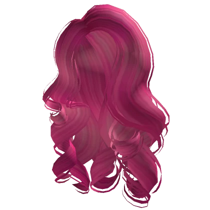 Long Lush Curls in Hot Pink