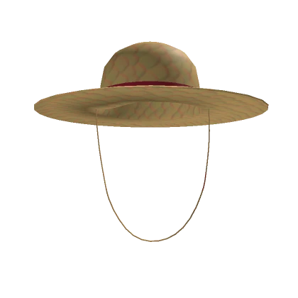 Straw Hat with Strap