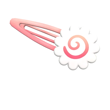 Pink Fish Cake Hairclip (Right)