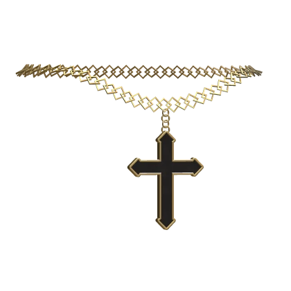 gold cross chain 