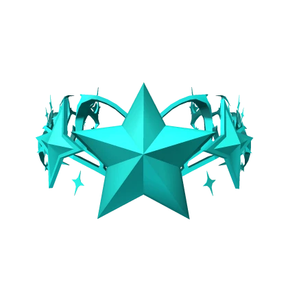 Teal Star Cyber Sigil Crown (2.0) - Discontinued