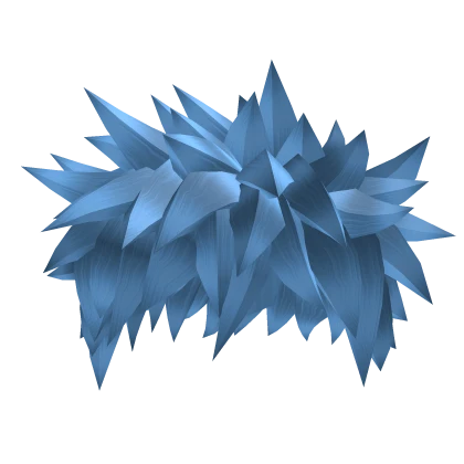 Light Blue Spiky Anime Boy Hair 2