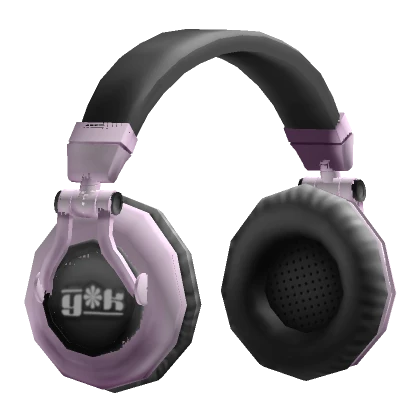 Simple Y3K Headphones [Pink]