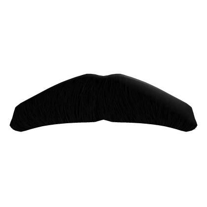 Chevron Mustache Black