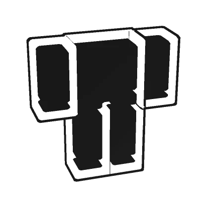 (1.0) White Black Double Outline Avatar