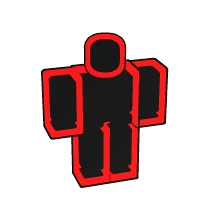 (1.0) Red Black Double Outline Full Avatar