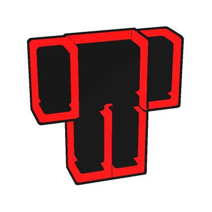 (1.0) Red Black Double Outline Full Avatar