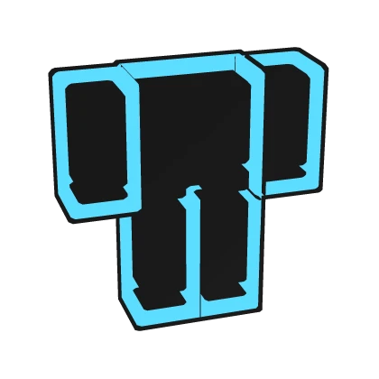 (1.0) Cyan Blue Double Outline Avatar