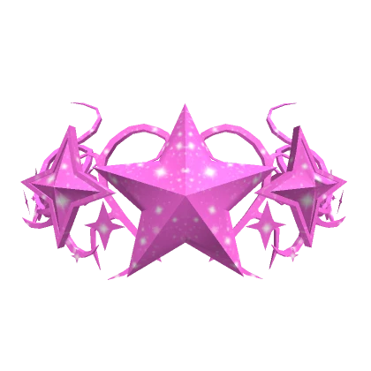 Pink Galaxy Star Cyber Sigil Crown