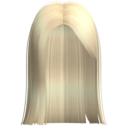 Mid Blonde Straight Popular Trendy Girl Hime Hair