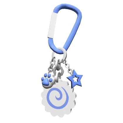 Harajuku Fishcake Keychain Blue