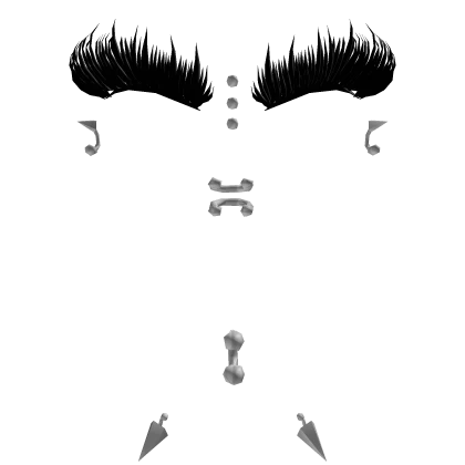 Full volume punk sshf lashes /w piercings