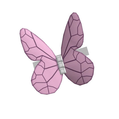 Pink Butterfly Hair Clip