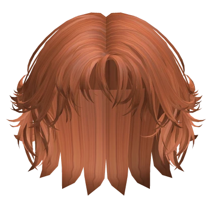 Short Messy Wolf Cut Ginger 🫐