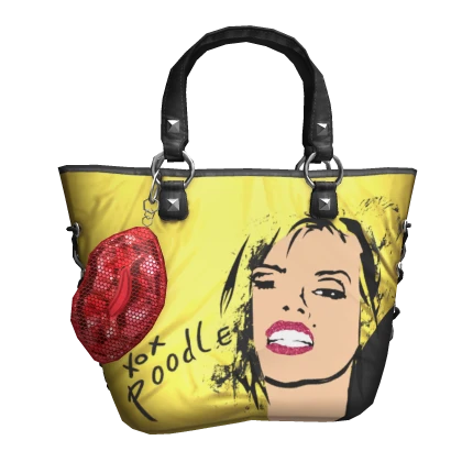 Vintage 2000s Designer Tote bag | Yellow