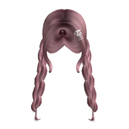 TWICE Pink Ombre Braids