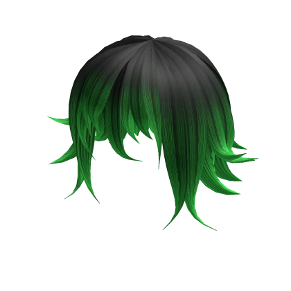 Green Half Demon Sword Hair V1