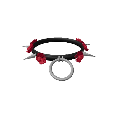 Spiked Rose Choker 3.0