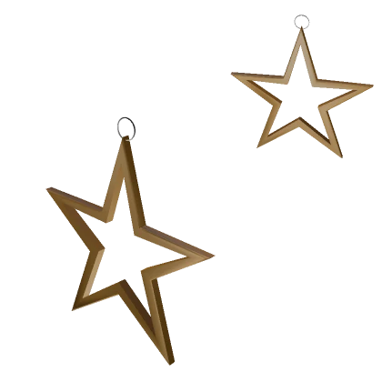 Y2K Iconic Star Earrings | Gold