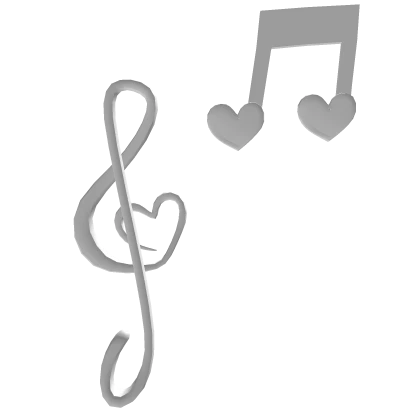 🎶 Cute Music Note Effect (White)