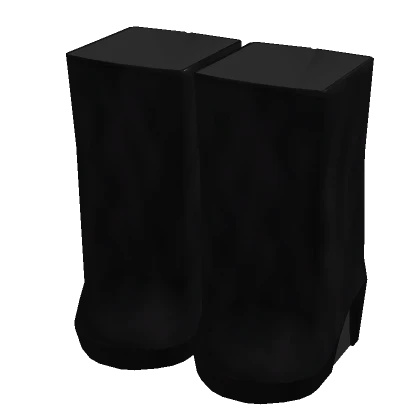 3.0 Zipup Latex Boots - Black