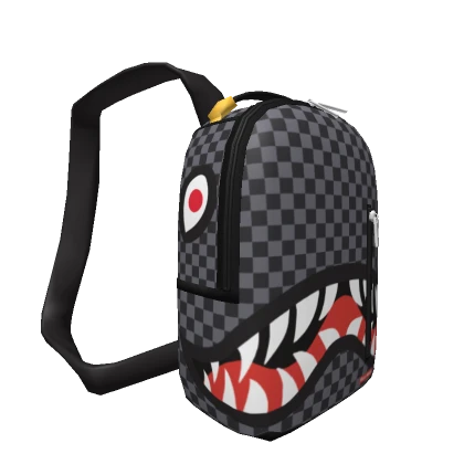 Black Checkerboard SprayGround Bookbag