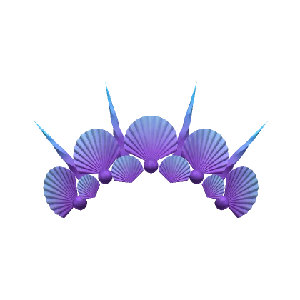 Purple Blue Mermaid Crown