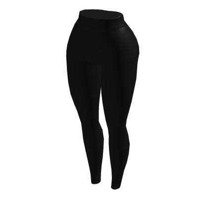 Leggings Black Shiny Baddie Skinny Sport Gym Y2K