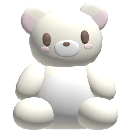 ♡ : cute giant cream bear plushie behind you
