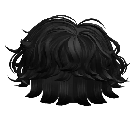 Black Messy Boy Hair