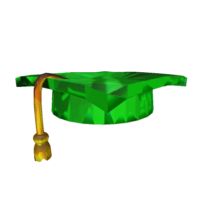 Emerald Graduation Cap